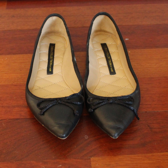 Zara Basic Flats (sz 37) - Picture 1 of 2